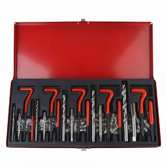 131x Thread Repair Kit Stripped M5 M6 M8 M10 Rethread Drill Bits