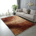thumbnail image 1 of 132"*96" Hand Tufted Area Rug, 3D Shaggy Fluffy Non-Slip Carpets for Living Room Bed Room Guest Room,  Aesthetic Bedroom Home Decor Furry Shag Throw Nursery Rug for Dorm, Brown, 1 of 6