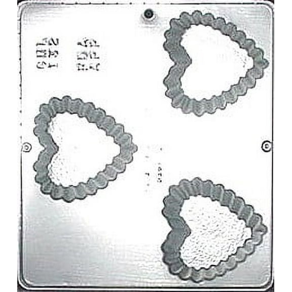 132 Heart Dessert Shell Chocolate Candy Mold