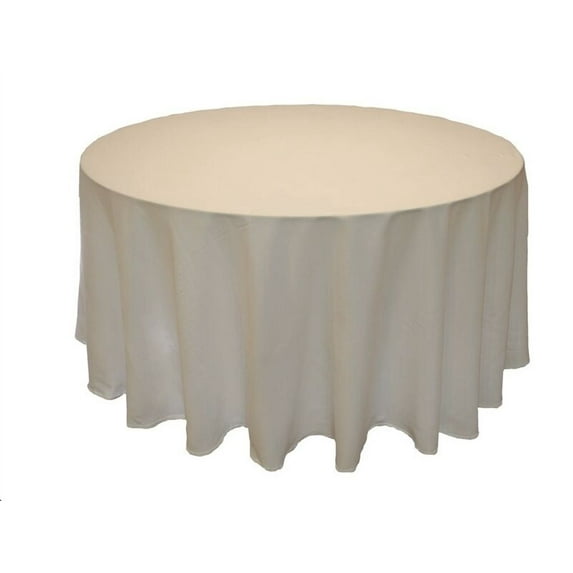 15 Pack 132" Inch round Polyester Tablecloth 24 COLOR Table Cover Wedding Party