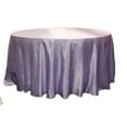 thumbnail image 1 of 132" Inch round Satin Tablecloth 21 COLORS Table Cover Wedding Banquet Catering", (Color: Lavender), 1 of 1