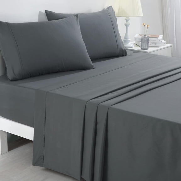 132"x120" Alaska King Size Sheet Set 4 Pieces Bedding Sheets with Deep Pocket and Pillowcases,Smooth and Soft Bed Sheet Set-108"x108"+18" | Bed Sheet Set, Soft, Smooth, 132"x120", Pillowcases