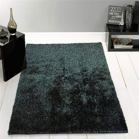 132"x96" Ultra Soft Fluffy Rugs, Indoor Modern Shaggy Area Rugs, Fluffy Living Room Carpets for Bedroom, Nursery Floor Carpets, Soft Luxury Rug, Hand Tufted Shag Area Rug, Black