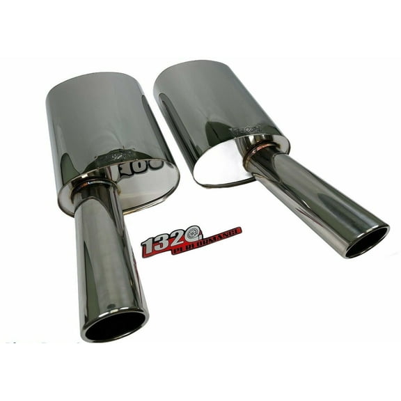 1320 fireball Mega blastpipe muffler L & R VIP Tip Bozo Boso (pair) 3 inch UNIV