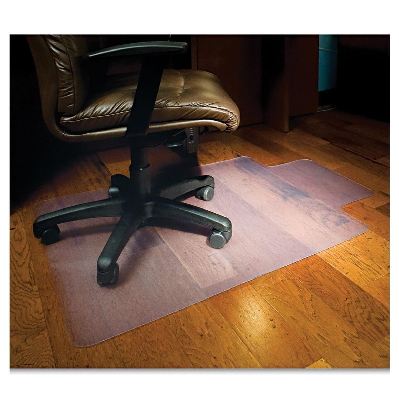132123 45x53 Chair Mat, MultiTask Series for Hard Floors, Heavier Use