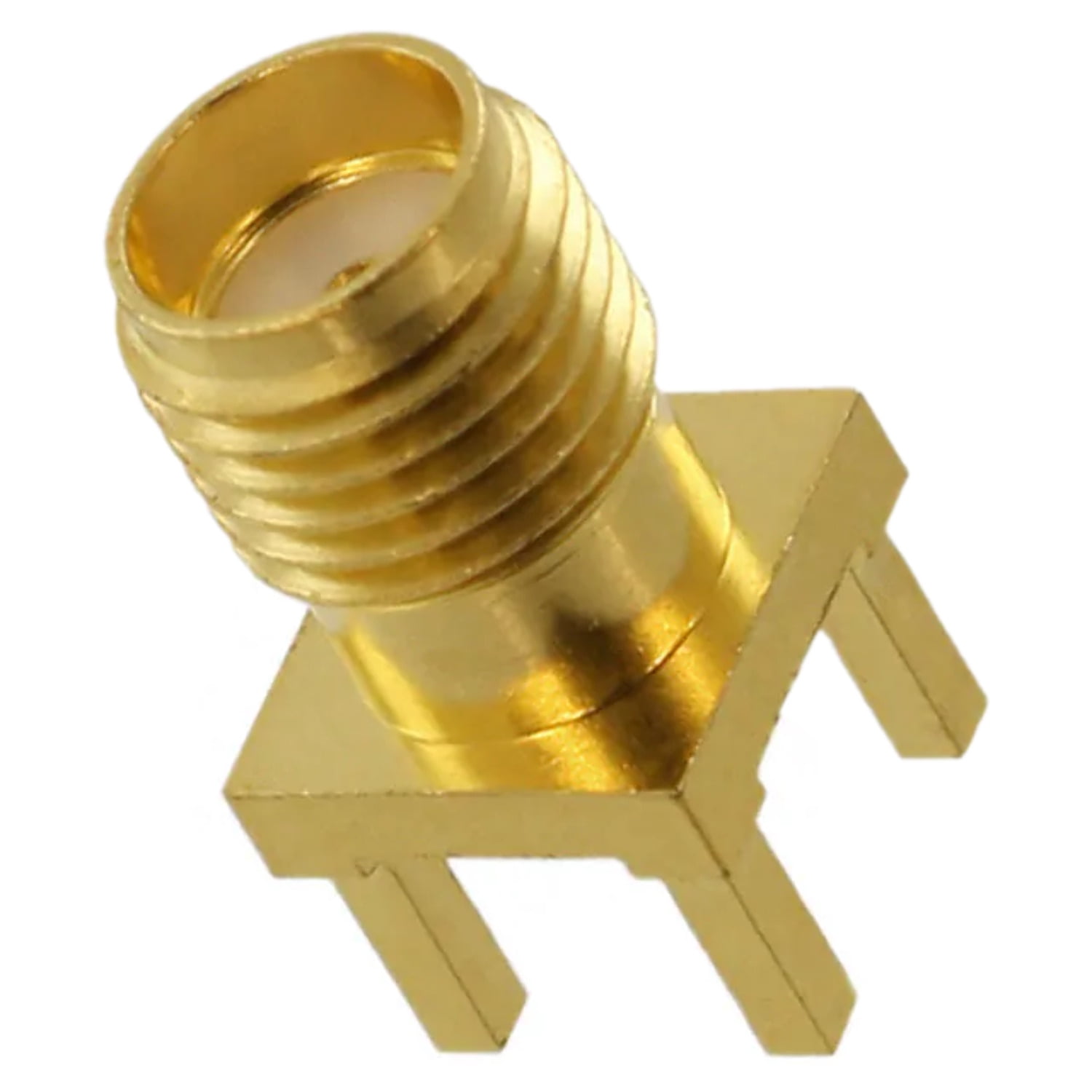 132134-15 SMA Connector Jack, Female Socket 50Ohm Surface Mount ...