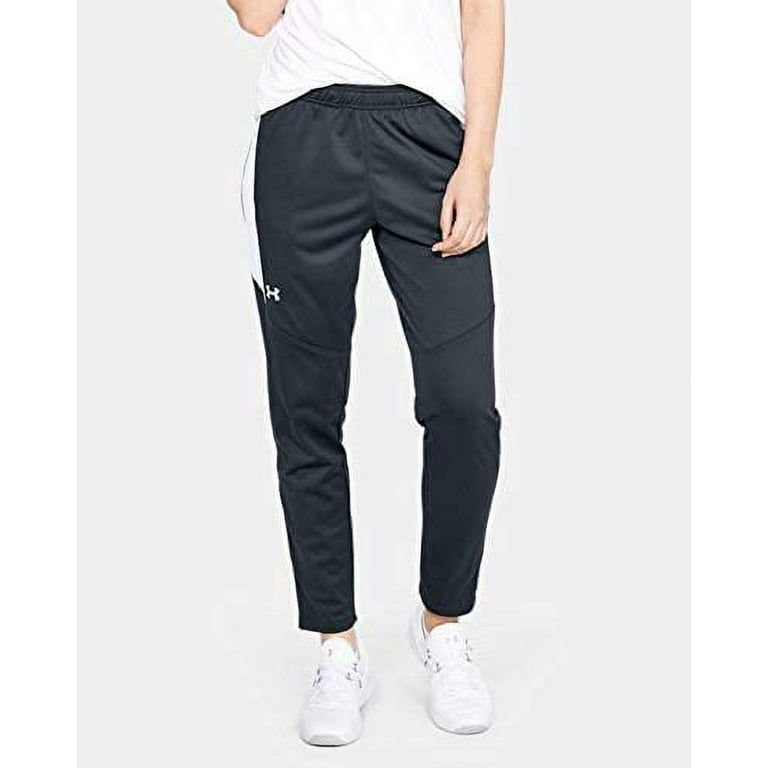 1326775 Under Armour Women's UA Rival Knit Pants Stealth Gray/White 2XL