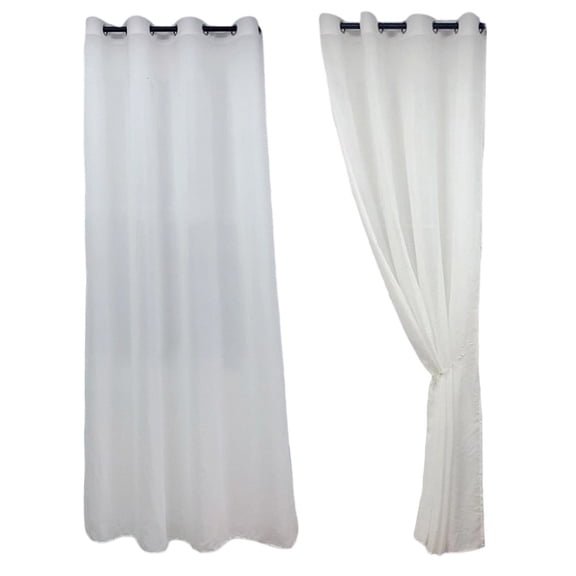 132Cm Wide Outdoor Curtains With Loops For Gazebo And For Patio Privacy