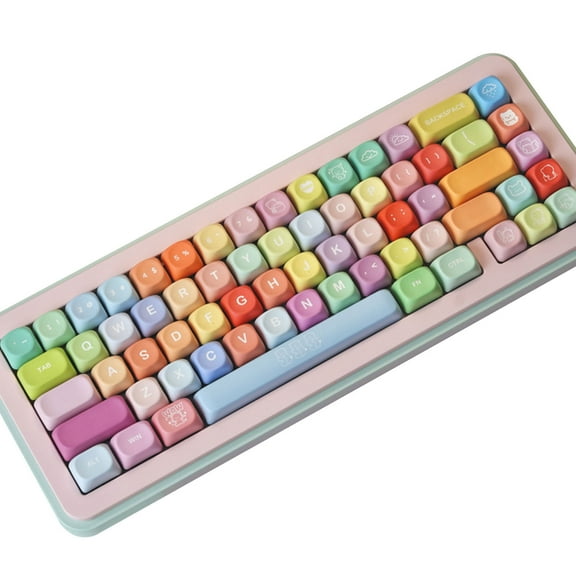 132Key Customizable Keycaps MOAs Profile AntiShine PBTs Construction 5 Sideds Dyes Sublimations For Mechanical Keyboards