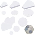 thumbnail image 1 of 132Pcs 3Sizes English Paper Piecing Flower Shape Paper Piecing Templates Quilting Templates, 1 of 7