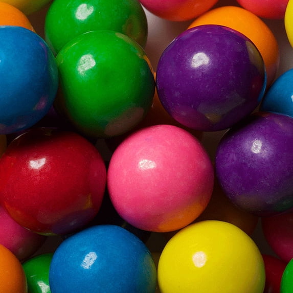 132ct Assorted 1-Inch Gumballs - Bulk Party Candy For Favors, Candy Bowls And Displays (2.25lb)