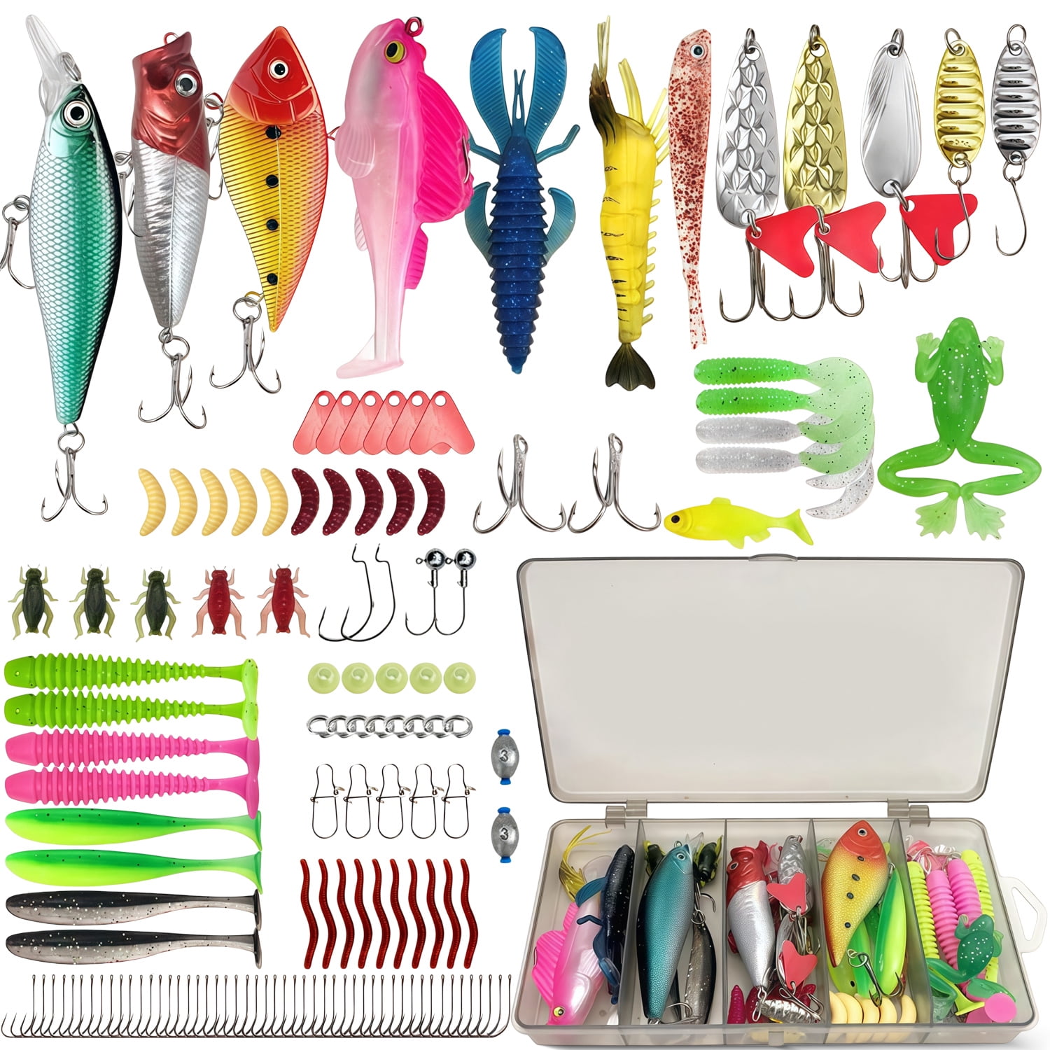 bass lures set walmart Nomad Tackle Ultimate Bundle ocean rock fishing Bass Jig Kit