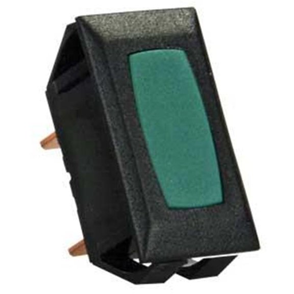 13315 12V Indicator Switch - Green-Black