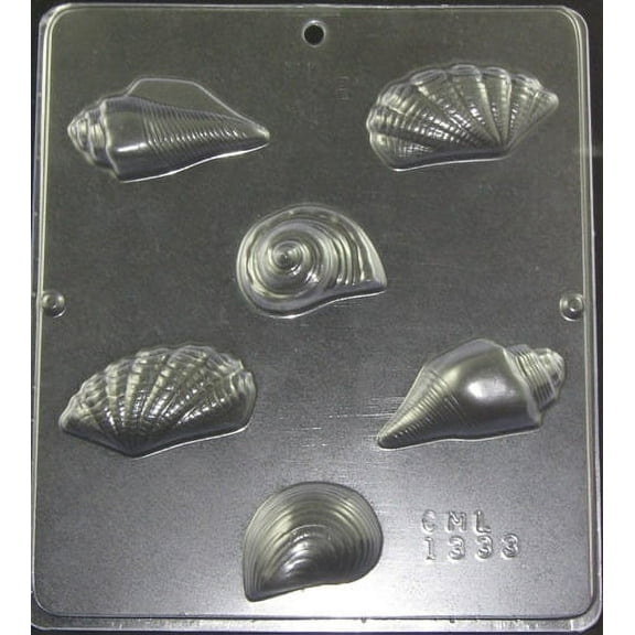 1333 Sea Shells Variety Chocolate Candy Mold