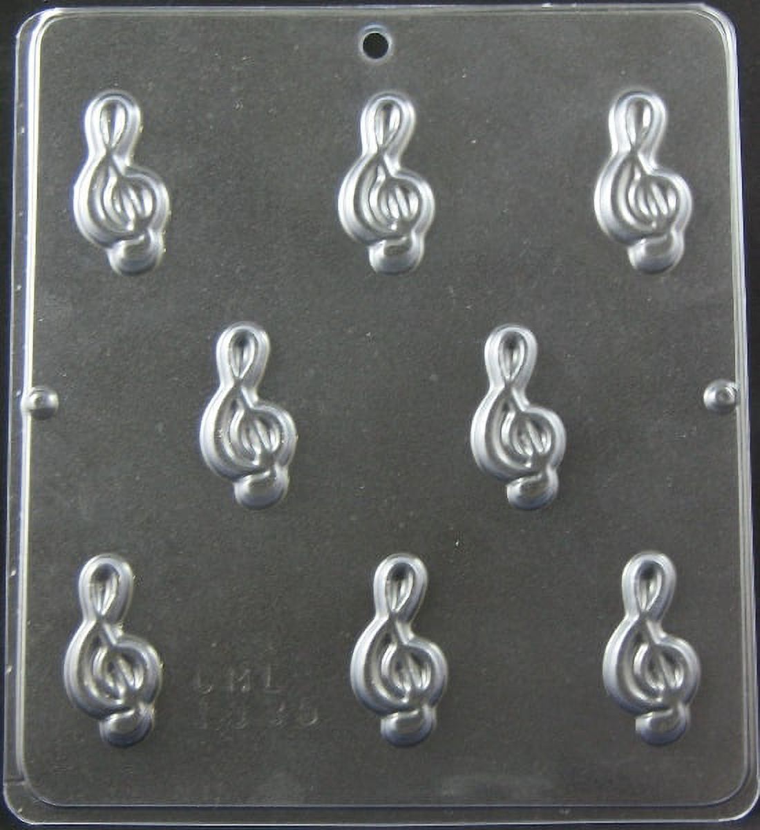 1335 G Clef Musical Note Bite Size Chocolate Candy Mold - image 1 of 1