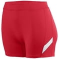 thumbnail image 1 of 1336A Girls Stride Short, Red-White - Small, 1 of 1
