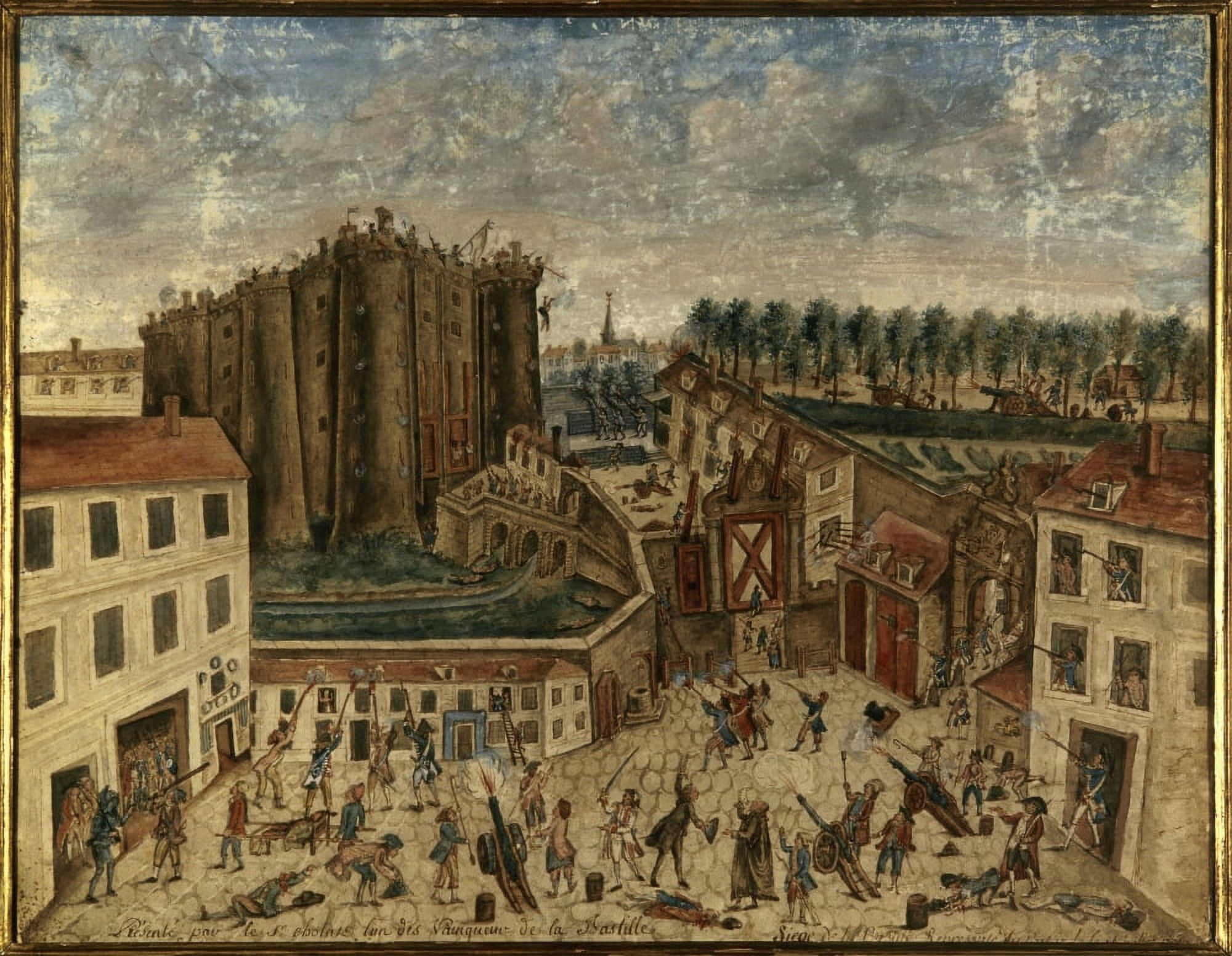 1337 Cholat French School Canvas Art - (36 x 24)