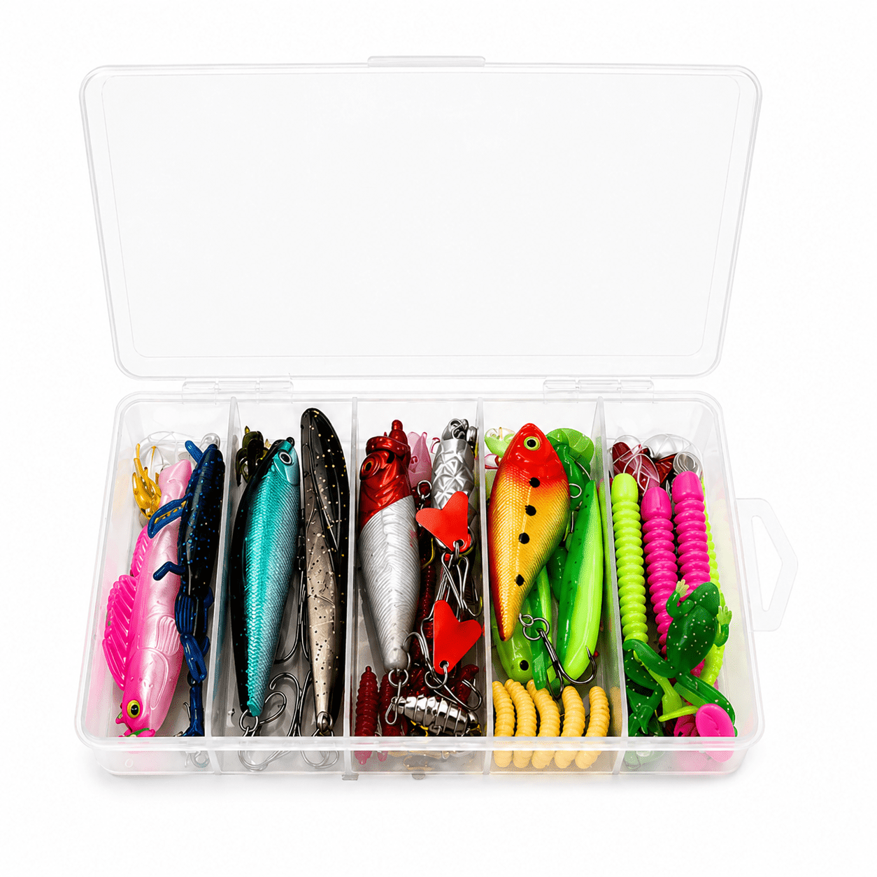 fishing care package lures PLUSINNO Tackle Box and more. Fishing Lure Kit 83-409pcs for