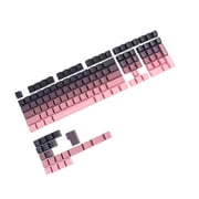 133PCS Keycaps Double Shot Side Engraving for Gaming Keyboards Dye-Subbed Color
