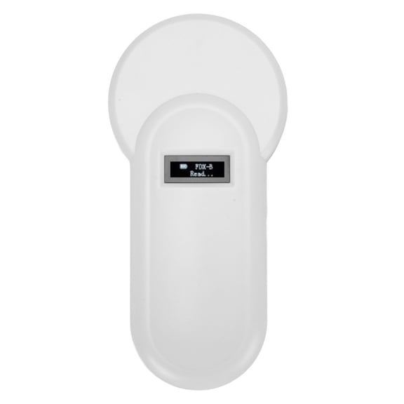 134.2KHz Pet Microchip Scanner Reader Digital Display High Sensitivity Portable RFID Scanner for Animal Identification Livestock Farm Dog Cat (6.5 in / 16.5 cm)