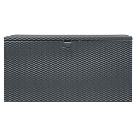 Arrow Spacemaker 4 x 2 x 2 ft Anthracite 134 Gallon Steel Deck Box
