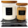 thumbnail image 1 of 134 Kitchen Pantry Labels For Containers Minimalist Preprinted Farmhouse Style, 1 of 4