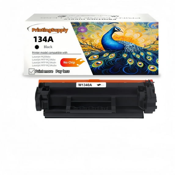 134A W1340A High Yield Black Toner Cartridge Compatible for HP 134A W1340A 134X W1340X Toner Cartridge Work with HP LaserJet M209dw, MFP M234dw/M234sdn/M234sdw Printer