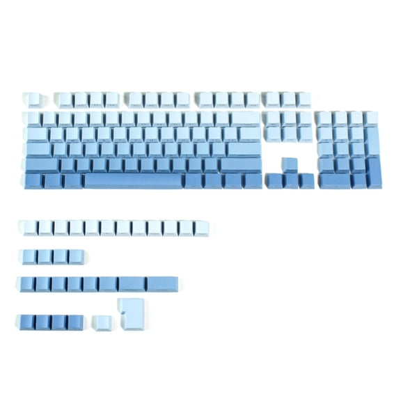 134PCS Dye-Subbed Color PBT Keycaps with Side Engraving for Gaming Keyboards