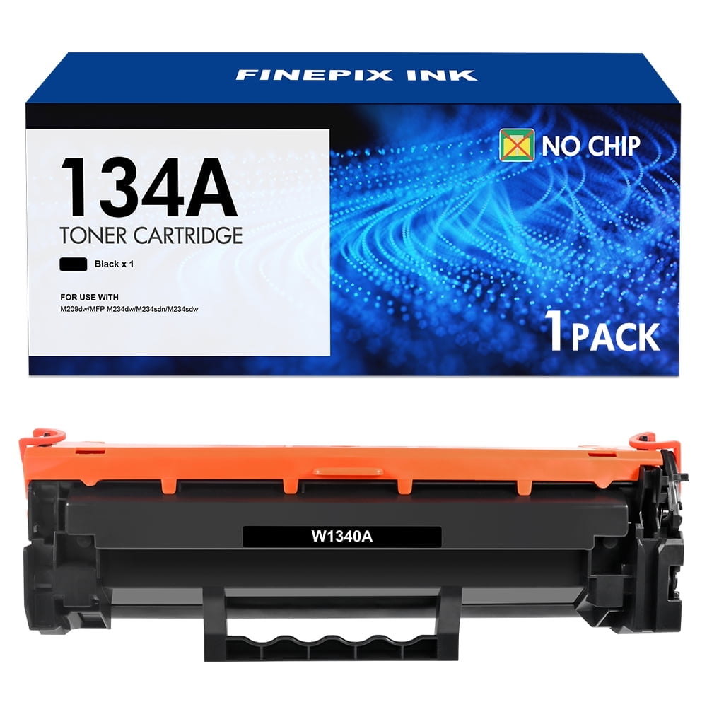 Hp 134 Ink 134X 134A 1-Pack NO CHIP Toner Cartridge Compatible for HP 134X W1340X ...