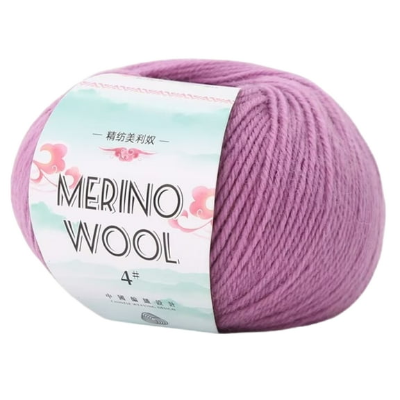 134Yard Wool Blend Yarn Wool Yarn Soft Worsted Weight Yarn For Knitting