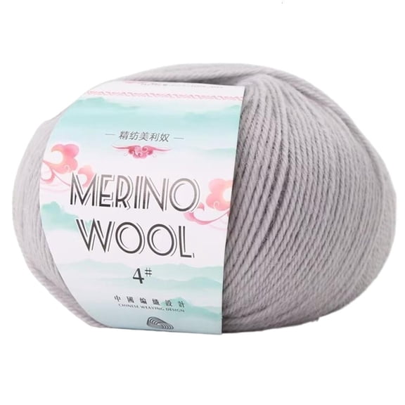 134Yard Wool Blend Yarn Wool Yarn Soft Worsted Weight Yarn For Knitting