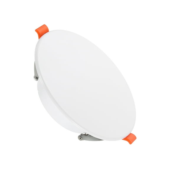 134mm / 5.3" Diameter Spring Ceiling Hole Cover Plate, 1 Pack Downlight Hole Trim Wall Mount Decorative Cap Access Panel for 2-3.3" Round Ceiling and Wall Openings, White