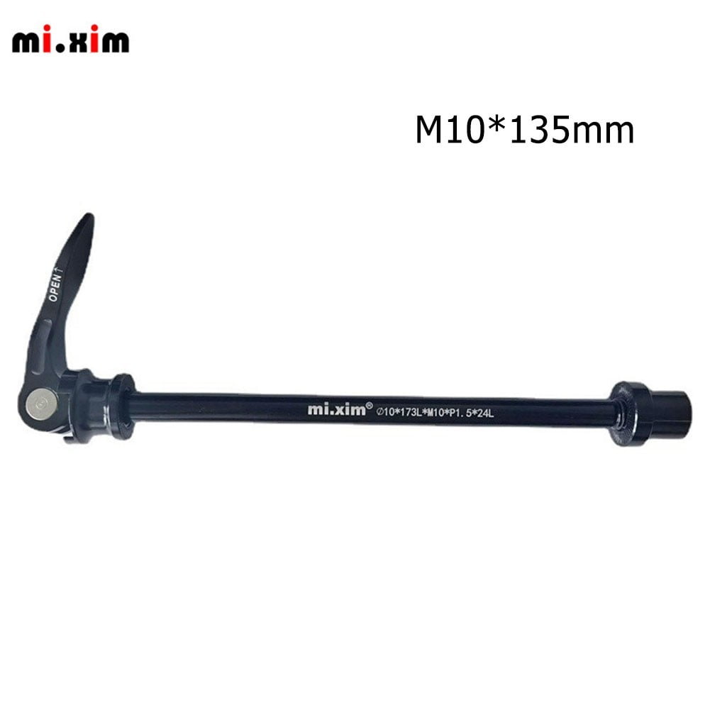 135 10MM Bike Axle Release Skewer Front Rear Wheel Hub Thru Axle
