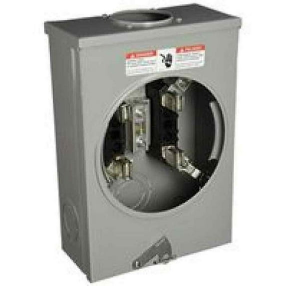 Siemens SUAT111-0GF Ringless Meter Socket, 135 A, 600 V, 1-Phase
