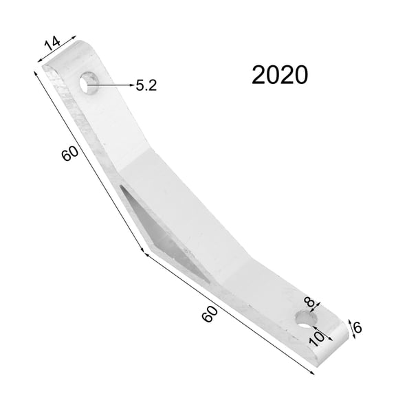 135 Degree Corner Angle Bracket for Aluminum Profile Connection Joint Fastener Rigid Joint for 2020/3030/4040 Series Extrusions