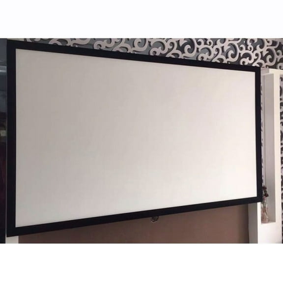 135 Inch Fixed Aluminum Frame Projector Screen Home Theatre HD TV Projection