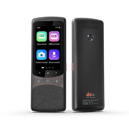 135 Instant Language Translation Device HD Screen Online Real-time Voice Translation Support Offline Text Recording and Photo Translation Suitable for Business Traveling