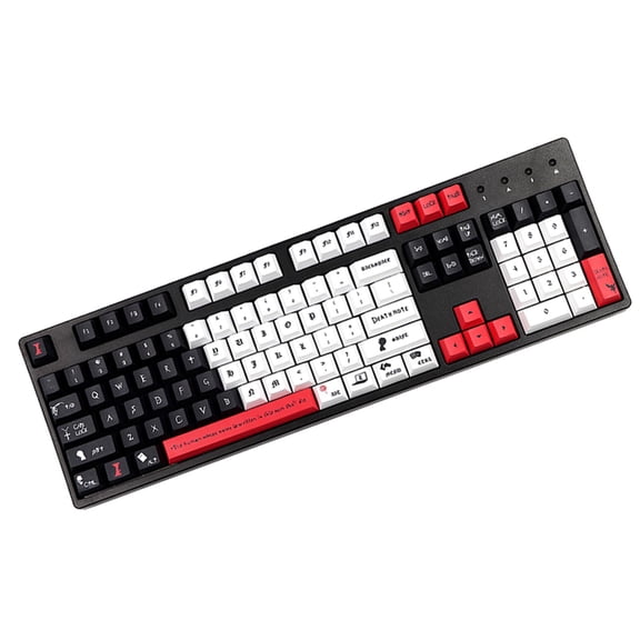 135 Keys Death Notes Theme Sublimation PBT Set for Keyboards, replace the keyboard's own, make your keyboard beautiful