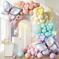 thumbnail image 1 of Butterfly Colorful Theme Balloon Garland Arch Set. Birthday & Festival Decorations, Perfect for Girls, Ladies, Mother's Day and Other Festivals, 1 of 4