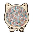 thumbnail image 1 of 135-Piece Cat Shaped Wooden Jigsaw Puzzle Piece Colored Cats Shapeds Wooden Jigsaw Puzzle, Cats Shapeds Wooden Jigsav Creative Puzzle Gifts for Puzzle Lovers and Cats Lovers, 1 of 8