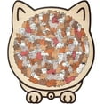 thumbnail image 1 of 135-Piece Colored Cat Shaped Wooden Jigsaw Puzzle,Cats Shaped Wooden Puzzle,Wooden Jigsaw Puzzles for Adults,Wooden Cat Puzzles for Cats Lovers,Home Decor & Gift, Stress Relief Gift for Adults, 1 of 7