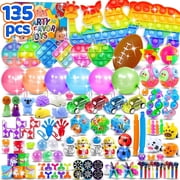 135-Piece Kids Party Favor Toy Set   Bulk Goodie Bag Fillers, Pinata Prizes, Classroom Rewards & Treasure Box Toys