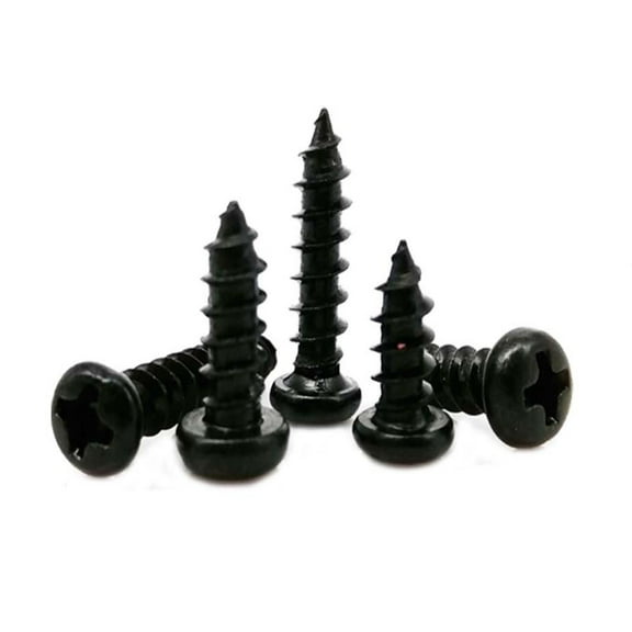 1350/2010pcs M1 M1.2 M1.7 M2 M3 M4 Black Mini Micro Cross Phillips Round Flat Countersunk Head Self Tapping Wood Screw Set Kit Box