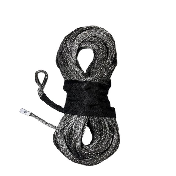 13500lbs Car Outdoor Accessories Truck Boat Emergency Replacement Synthetic Winch Rope 26mx8mm 12 Strand String Cable ,Versatile