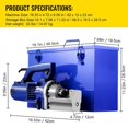 1350W Electric Rebar Cutter, Hydraulic Driven Squeeze, Ac 110V, Cuts 4 ...