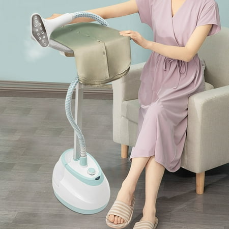 1350W Standing Steamer for Clothes, Adjustable Height, Anti-Scald with 10-Level Steam Control, 1 Hour Continuous Use