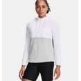 thumbnail image 1 of 1351234 Under Armour Women's Terry Fleece Hoodie White/Gray/Gray XL, 1 of 6