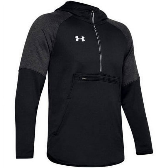 1351314 Under Armour Mens Qualifier Fleece Anorak Hoodie Black S