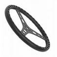 thumbnail image 1 of 13533-B 13 in. LW Flat Aluminum Steering Wheel - Black, 1 of 1