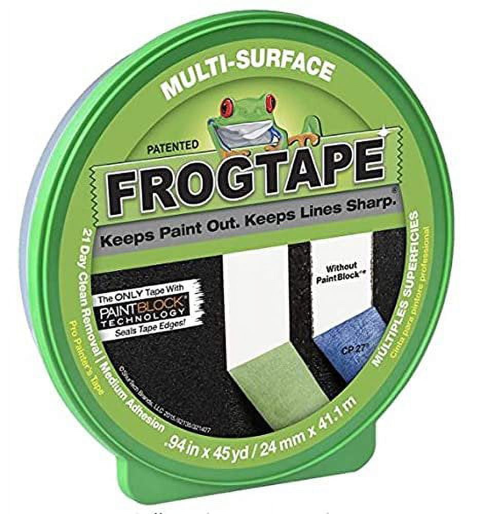 1358464 Multi-Surface Painting Tape, 1.88 Inches Wide x 60 Yards Long, Single Roll Green, 2-Pack